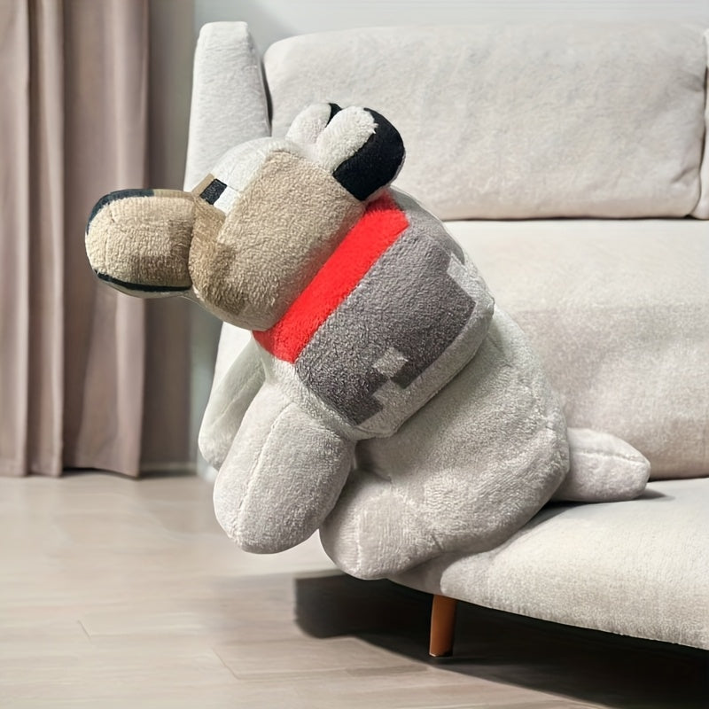 Wolf Plush Toy Stuffed Animal - Cute Soft Gray Wolf Plushie Doll for Kids Boys and Girls, Mini Palm-Sized Wolf Stuffed Toy, Birthday Christmas Gift for Wolf Lovers and Toddlers
