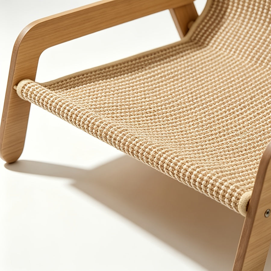 Large Sisal Cat Scratcher Bed Hammock Lounge for Indoor Cats - Cat Chair Scratching Pad Sisal Scratch Post Cat Furniture, Multi-Function Cat Scratcher Lounge for Large Cats