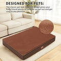 Orthopedic Memory Foam Dog Bed for Medium Dogs – Thickened Pet Mattress with Non-Slip Moisture-Proof Bottom, Removable Washable Zipper Cover, Joint Support Dog Bed for Indoor Use