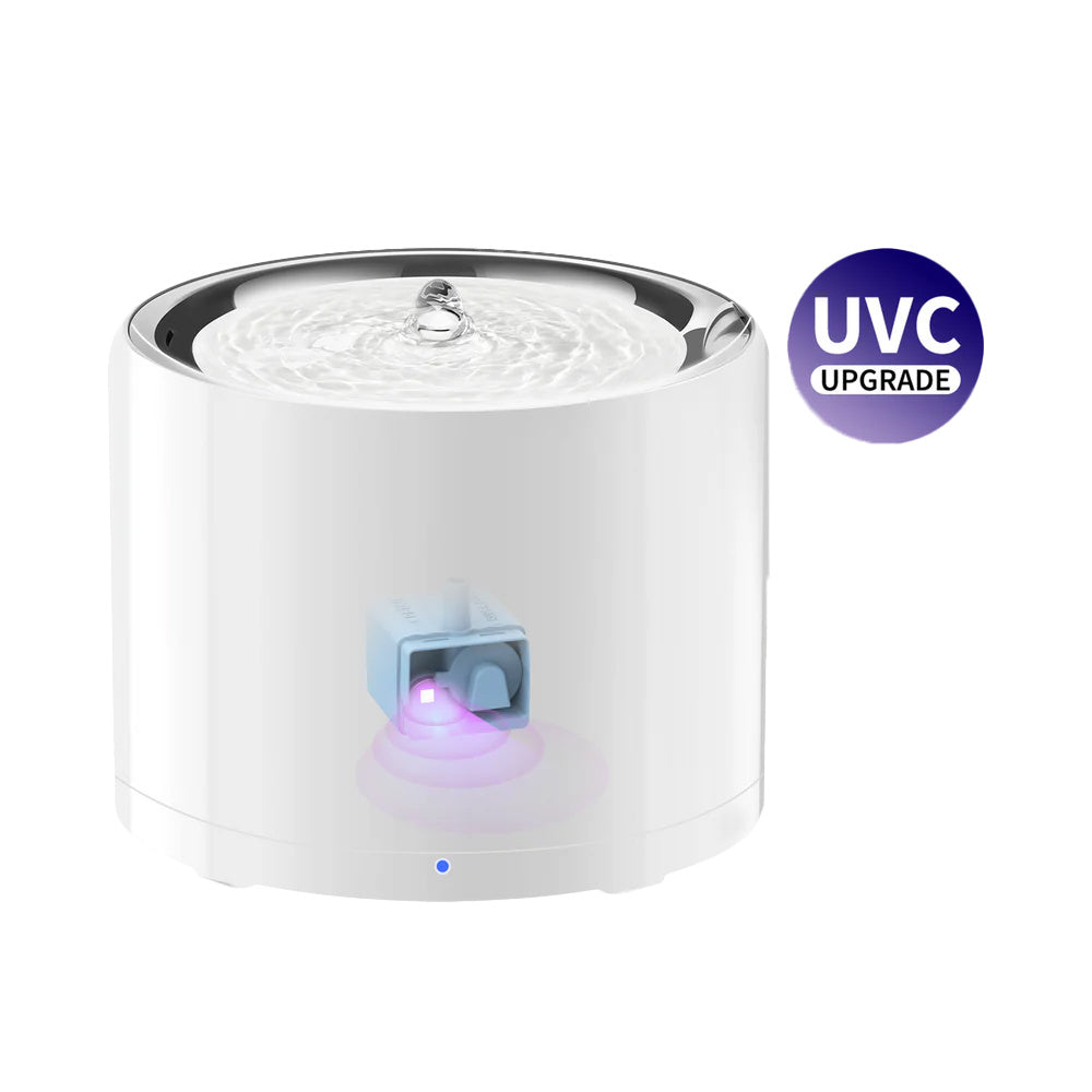 PETKIT EverSweet 3 Pro UVC Pet Water Fountain – Wireless Pump Ultra-Quiet Auto Cat Water Dispenser with UV Sterilization & Multi-Stage Filter for Cats & Small Dogs, Smart Recirculating Drinking Station