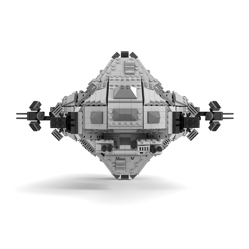 5351 Pieces Sci-Fi Spaceship Building Set with Rotating Turrets & Display Stand – 35 Inch Large MOC Model Kit for Space Room Decor, Adults Teens, Birthday Christmas Gift