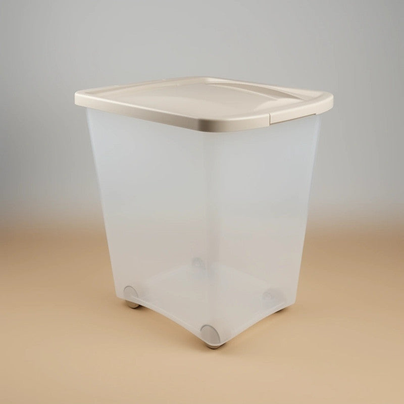 Large Pet Food Storage Container 50 lb - Airtight Fresh-Tite Seal, FDA-Approved Food-Safe Plastic, Keeps Dog & Cat Food Fresh, Pest & Moisture Proof Dry Food Dispenser Bin