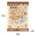 3D Scene Sticker Book for Kids 1500 Pieces - Creative Scrapbook Kit with 20 Scene Cards, 30 Material Types, Four Seasons Landscape Stickers, Educational Arts and Crafts Activity Set for Children