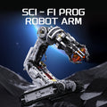 Robotic Arm Building Block Set 1468pcs Second Generation STEM Engineering Toy, DIY Mechanical Tech Robot Kit with Remote Control 8-Direction Gear Linkage Three-Claw Gripper for Kids Teens Adults