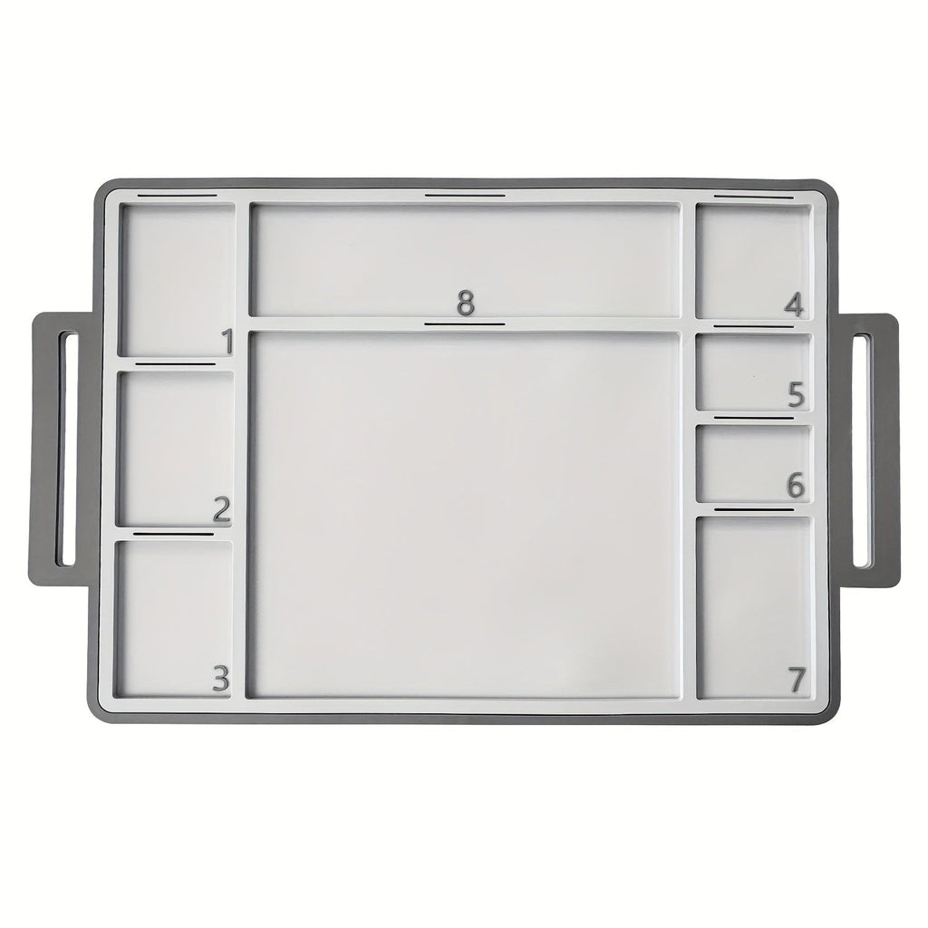 Building Brick Sorting Tray with Numbered Compartments Organizer for LEGO Bricks Sort Label Store Faster Smarter Build Multiple Colors Available