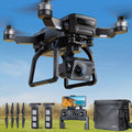 Bwine F7GB2 4K Drone with 3-Axis Gimbal - 8.2MP Camera, 50+ Min Flight Dual Battery, Level 6 Wind Resistance, 3.2KM Transmission, Triple GPS, FAA Remote ID Compliant, Carbon Fiber Frame