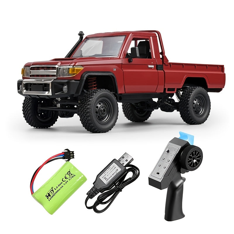 MN-82 1 12 Scale Off-Road RC Climbing Car 2.4GHz Four-Wheel Drive Dual Speed All Terrain Remote Control Truck Collectible Model Adults Kids Indoor Outdoor Gift