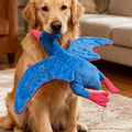 Squeaky Dog Chew Toy - Double Layer Soft Tear-Resistant Washable Plush Pet Toy for Dogs & Cats, Cartoon Design for All Breeds & Sizes, Interactive Bite & Squeak Companion Toy