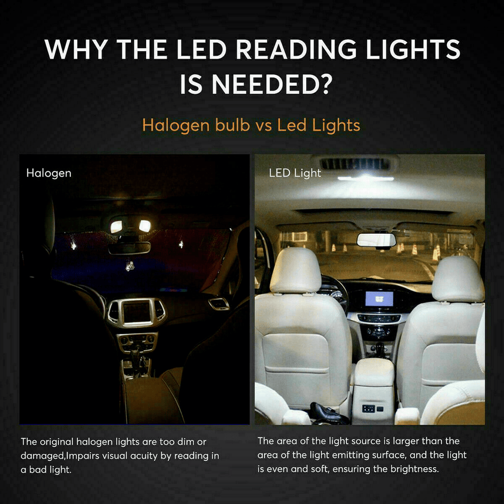 40PCS Car LED Interior Bulb Kit T10 W5W 31mm 42mm 6000K Cool White 12V, No Error Map Dome Door Trunk Courtesy Light Replacement Set for Most Cars