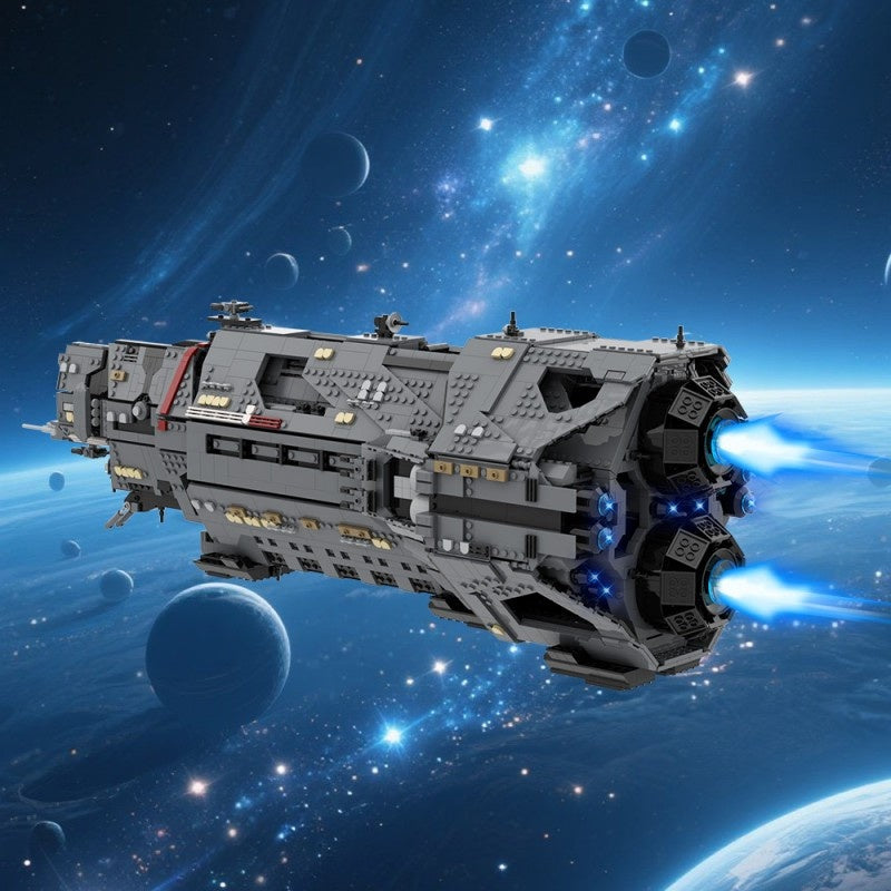 5405 Pieces Military Sci-Fi Spaceship MOC Building Set – Futuristic Design, Precision Fit Micro Bricks, Detailed Display Model for Adults & Teens – Birthday, Christmas & Festival Gift
