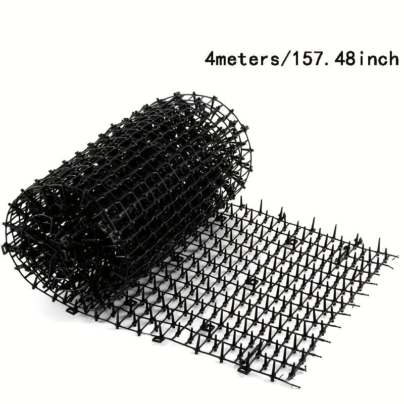 Cat Scat Mat with Plastic Spikes – 6.5ft or 13.1ft Outdoor & Indoor Cat Deterrent Mat, Keeps Cats Off Garden Beds, Yard, Couch & Furniture, Humane Cat Repellent Spike Strip, Flexible & Durable