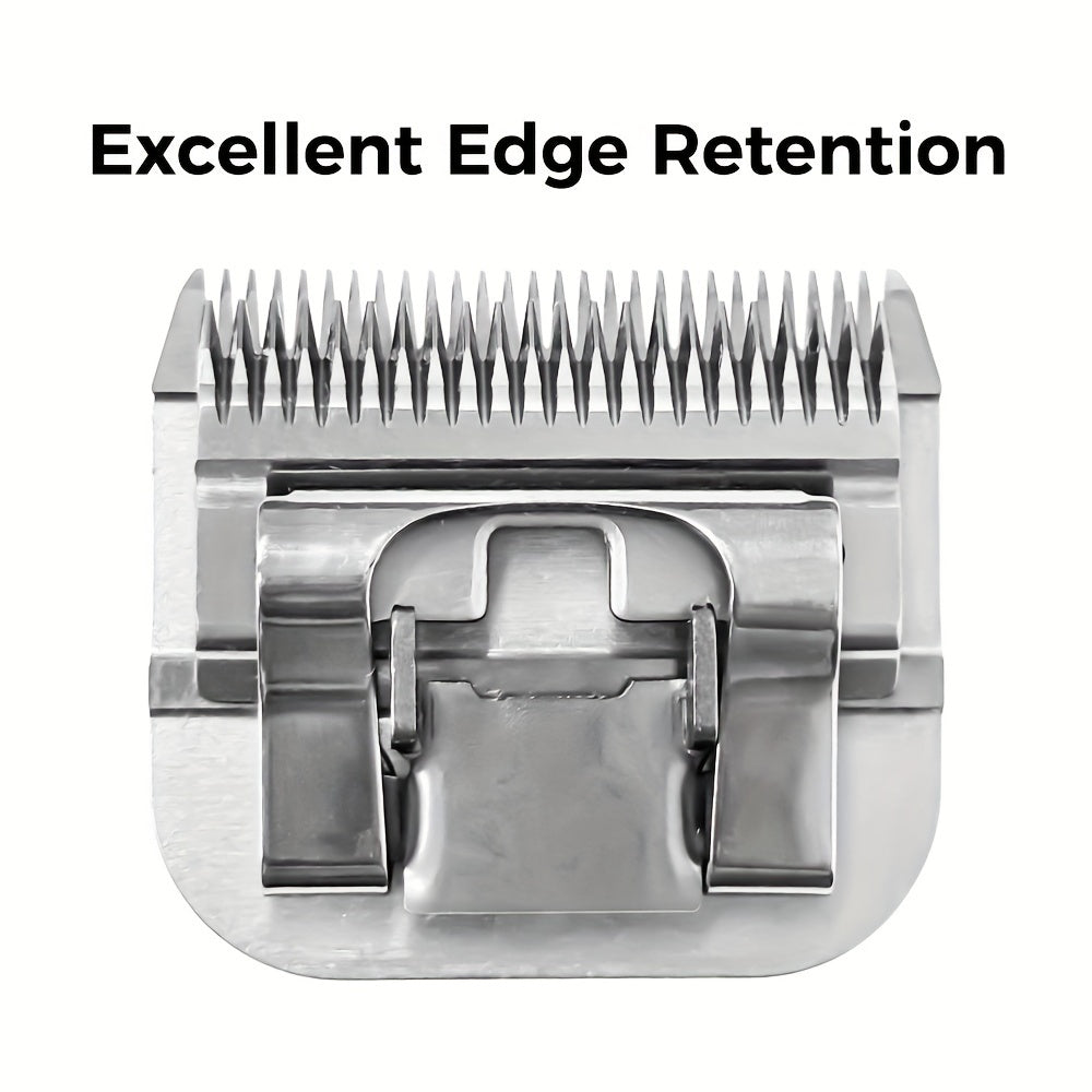 #10 Detachable A5 Dog Clipper Blade 1/16 Inch 1.5mm Carbon Steel Compatible with Andis Oster Heiniger A5 Style Clippers Professional Pet Grooming Replacement Blade