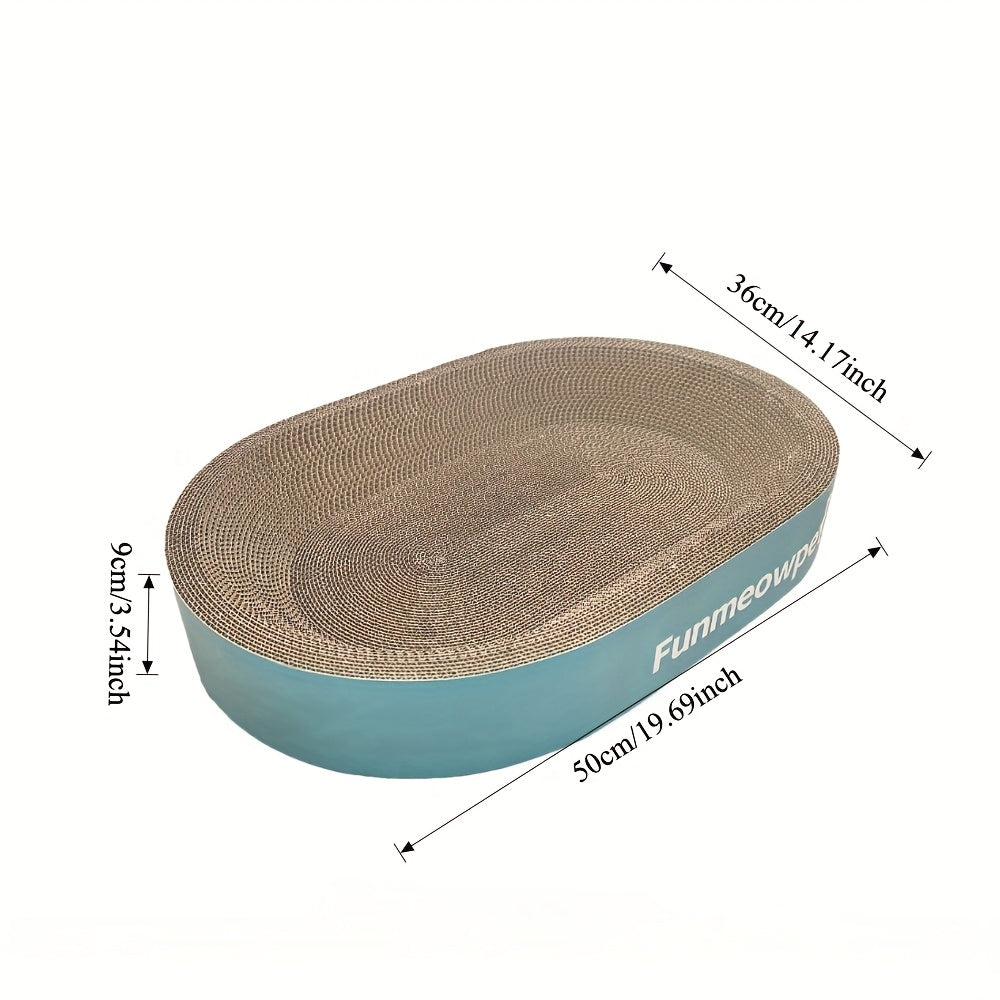 Extra Large Elevated Cat Scratching Bowl - Thickened Wear-Resistant No-Shed Scratch Proof Sisal Cat Scratcher Pad, Perfect Indoor Cat Gift