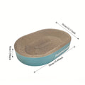 Extra Large Elevated Cat Scratching Bowl - Thickened Wear-Resistant No-Shed Scratch Proof Sisal Cat Scratcher Pad, Perfect Indoor Cat Gift