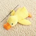 Squeaky Duck Plush Dog & Cat Toy - Interactive Chew Toy with Squeaking Sound, Double-Layer Thick Fabric, Durable Bite Toy for Small Medium Large Pets, Fun Holiday Gift