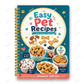Homemade Pet Food Recipe Book - 30 Recipes Cat & Dog Cooking Plan with Meal Plan Pages, Shopping List & Feeding Log - DIY Pet Food Journal for Cats Dogs Puppies Kittens - Healthy Pet Diet Cookbook Gift