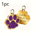 Custom Engraved Pet ID Tag for Dogs & Cats – Personalized Alloy Name & Phone Number Tag to Prevent Loss, Durable Anti-Lost ID Collar Tag for Cats and Dogs