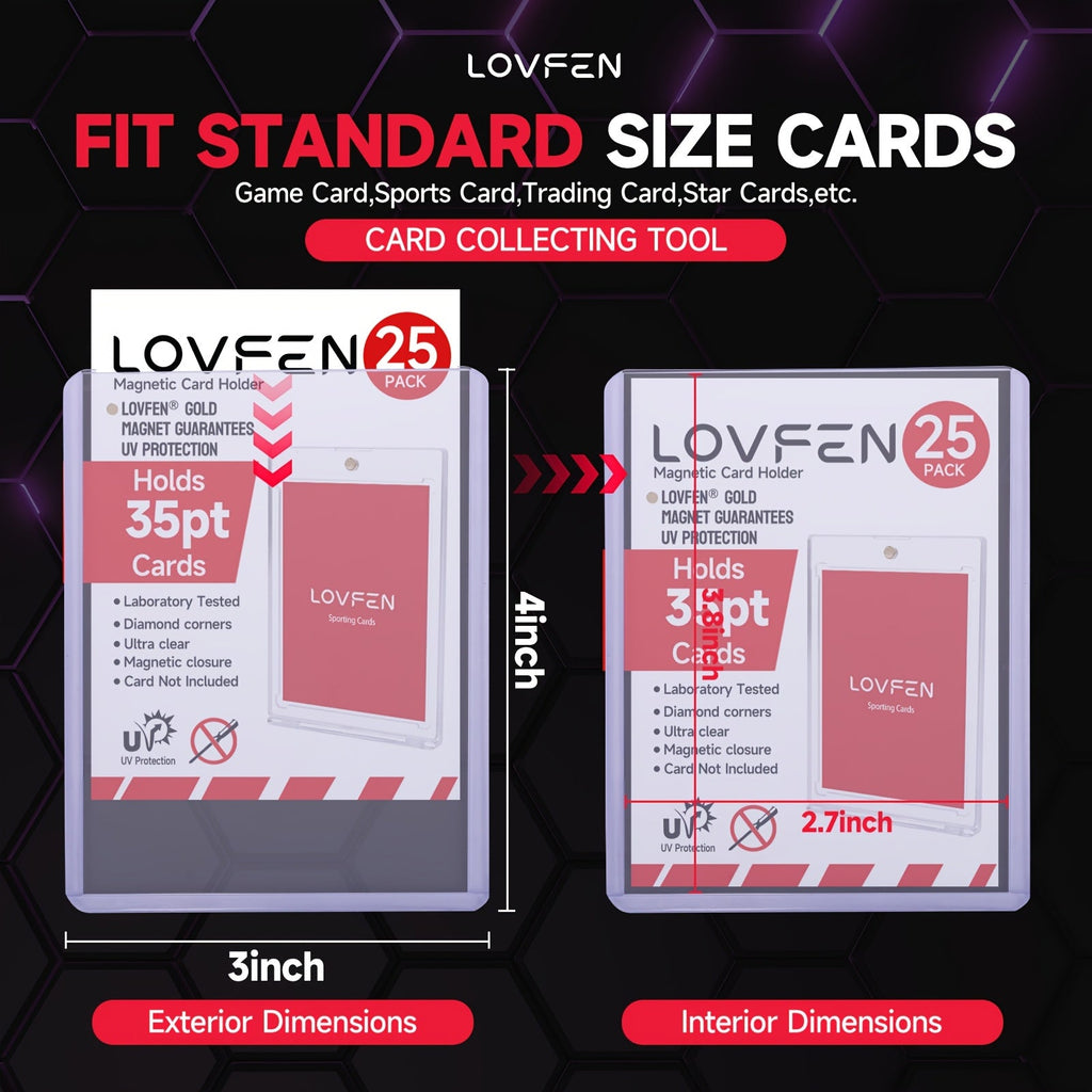 LOVFEN 2000 Top Loaders + 2000 Card Sleeves Bundle – 3x4 Penny Card Cases for Pokemon, Baseball, Football, Sports & Collectible Trading Cards – Rigid Transparent Card Protectors & Soft Sleeves Storage Set