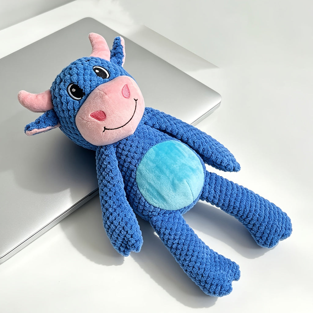 Extra-Large Plush Squeaky Dog Toy – Tear-Resistant Double-Layer Thickened Cartoon Stuffed Interactive Toy for Cats and Dogs, Durable Soft Chew Toy for Aggressive Chewers, Small Medium Large Breeds