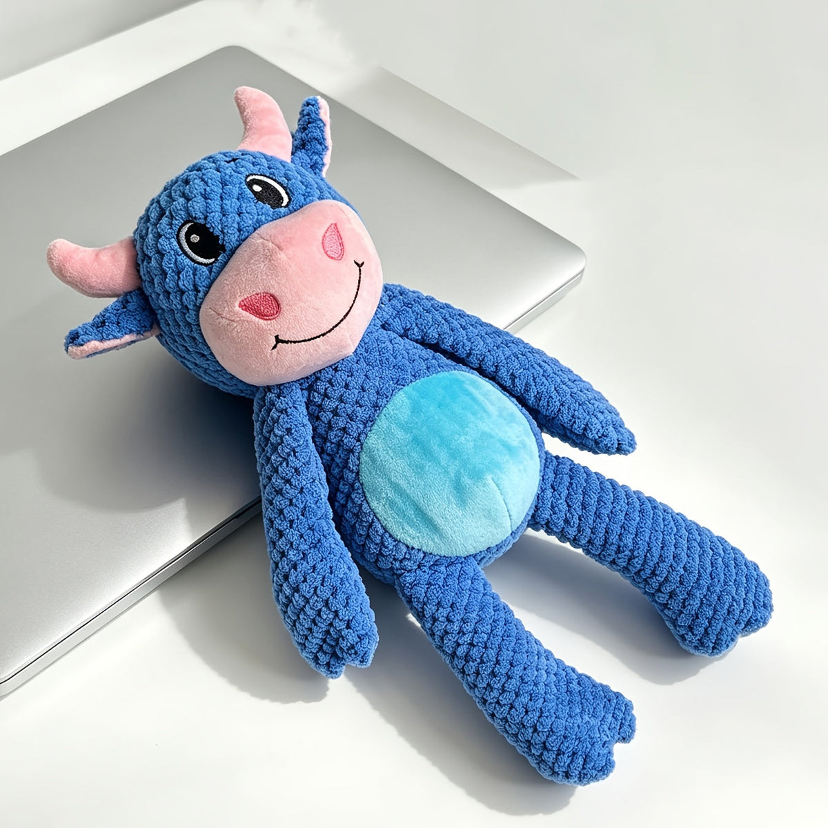 Extra-Large Plush Squeaky Dog Toy – Tear-Resistant Double-Layer Thickened Cartoon Stuffed Interactive Toy for Cats and Dogs, Durable Soft Chew Toy for Aggressive Chewers, Small Medium Large Breeds