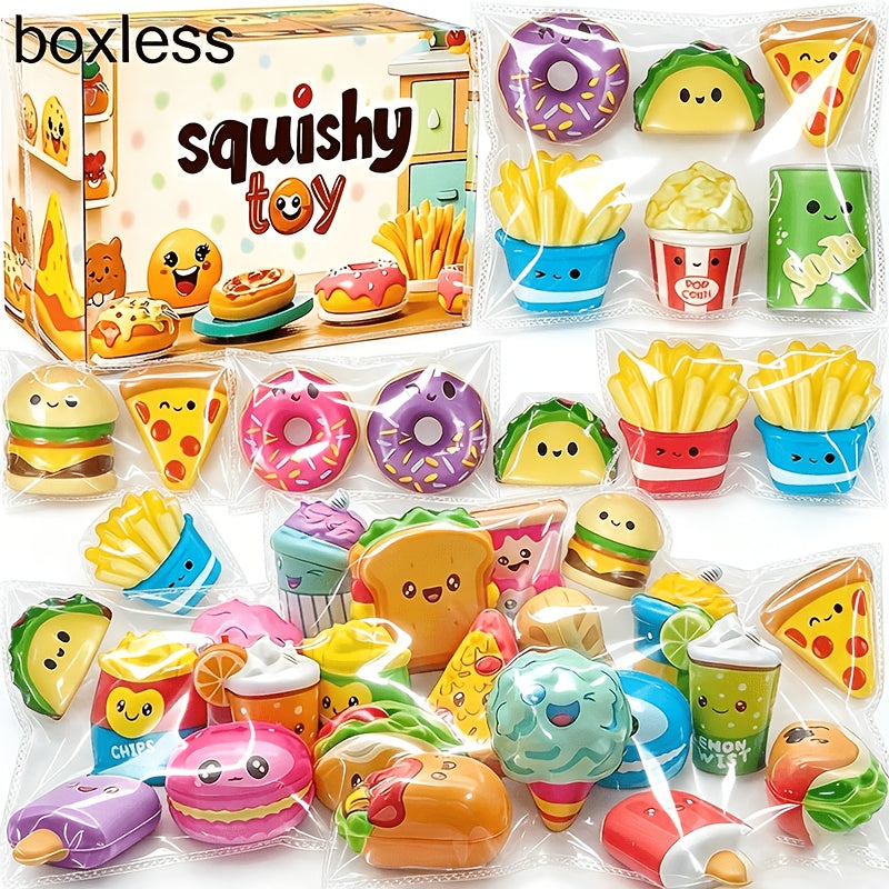 Slow Rising Squishy Donut Toys 8 15 32 Pack Cute Stress Relief Squishies Bulk Set for Kids Party Favors Classroom Rewards Goodie Bags Carnival Prizes Easter Halloween Christmas Gifts Random Colors