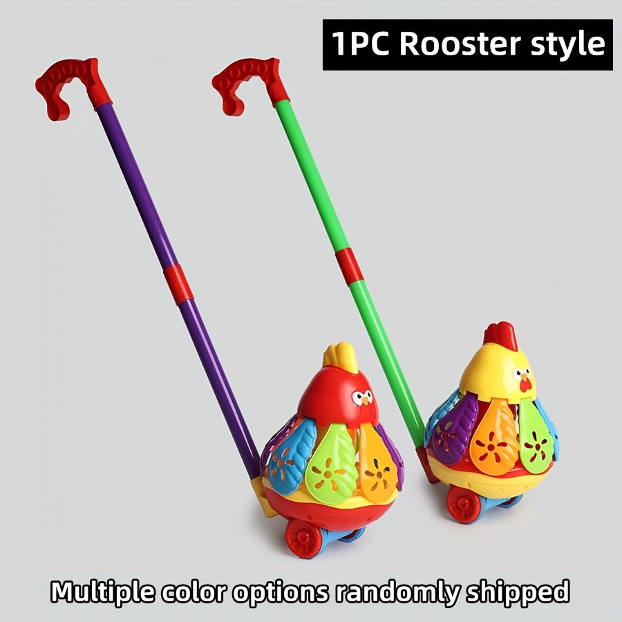 Rotating Winged Animal Toy Car for Kids, Interactive Spinning Turtle Rooster Shaped Vehicle, Indoor Outdoor Play Toy, Random Color Fun Gift for Birthdays Christmas Halloween Thanksgiving
