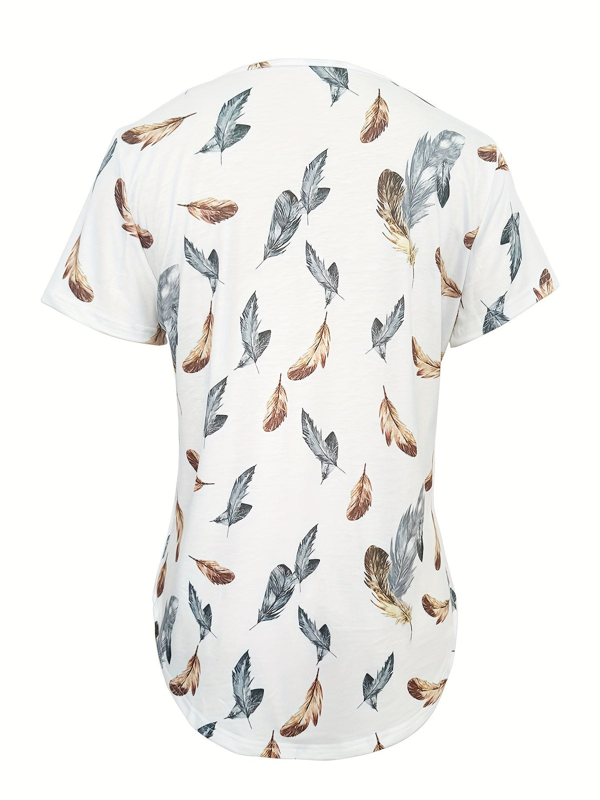 Floral Print Ruffle Hem Square Neck Short Sleeve Top Women - Flowy Pleated Blouse, Boho Summer T-Shirt, Stretch Casual Fashion Top S M L XL