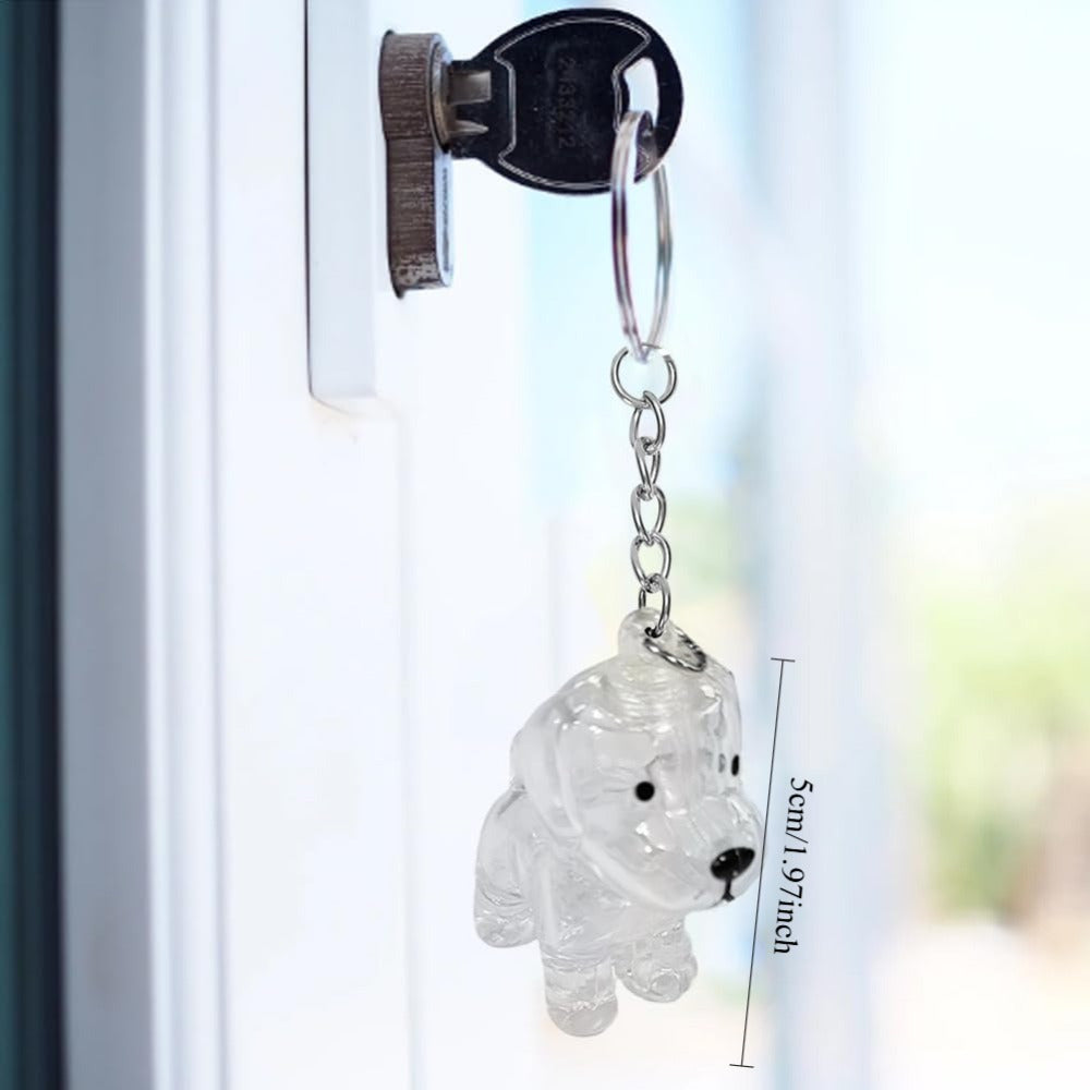 Pet Hair Memorial Keychain Capsule – 16-Pack Transparent Gashapon Storage Charm for Dog & Cat Hair Keepsake, Commemorative Collectible Bag Accessory, Unique Gift for Pet Owners & Animal Lovers