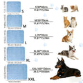 Pet Cooling Mat - Ultra-Soft Sweat-Absorbent Surface, Instant Cooling All-Day Comfort, 5 Sizes for Small Medium Large Cats & Dogs, Durable & Portable, All-Season Use