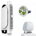 Bladeless USB Car Fan 3-Speed Quiet Cooling – Plug-and-Play Seat Fan with USB Cable, Stay Cool in Traffic, Universal Fit All Car Models, White & Black