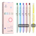 Retractable Gel Pens 0.5mm Fine Point Black Ink – Aurora Gradient & Macaron Colors, Quick Dry Smooth Writing Pens for Office, School, Journaling & Gifts, Back to School Stationery