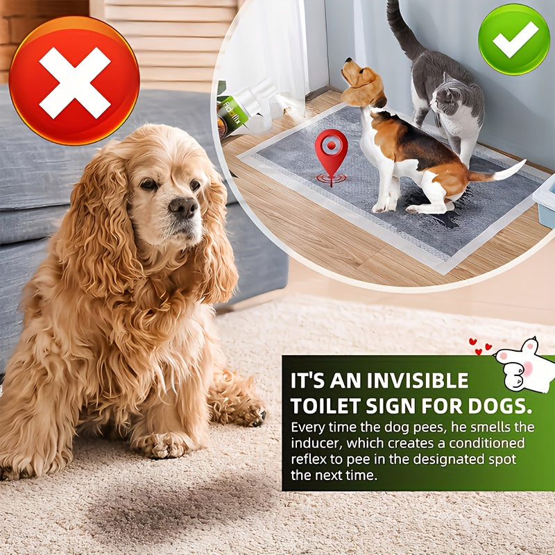Pet Potty Training Spray for Dogs & Cats - Pheromone-Inspired Indoor Spot Guidance for Puppies & Kittens, Fast-Acting Puppy Pad Attractant, Helps Pets Recognize the Right Bathroom Spot, Clean & Non-Messy Formula