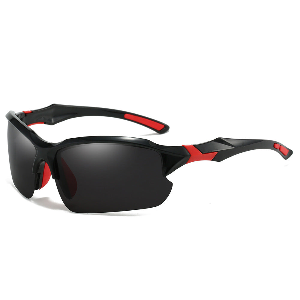 3-Pack Sports Sunglasses UV400 Half Frame for Men & Women – Lightweight Polarized Goggles for Running, Fishing, Skiing, Driving & Outdoor Activities, Sun Protection Eyewear Set