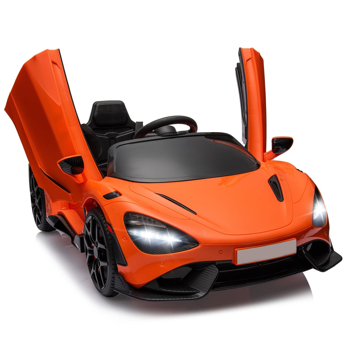 Kids Electric Ride-On Car Toy for Toddlers Ages 3-5 - Battery Powered Vehicle with 3 Speed Settings, Parental Remote Control, Suspension System & LED Lights | Birthday Christmas Gift for Boys & Girls