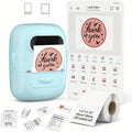Marklife P50 Portable Bluetooth Thermal Label Printer – Wireless Label Maker for Home, Office, Clothing, Jewelry & Food, Compatible with Android & iOS, Includes 40x30mm White Label Roll