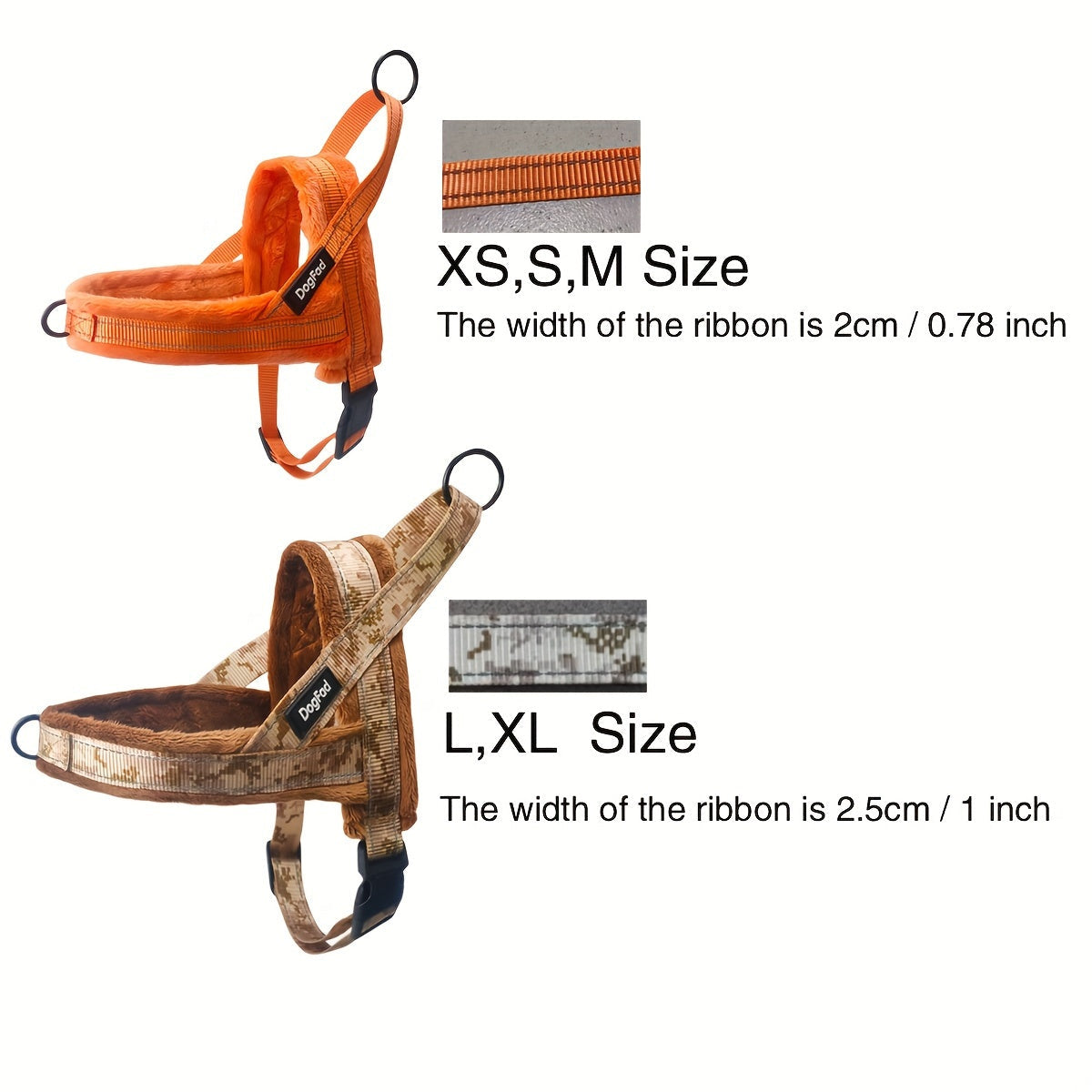 No Pull Reflective Dog Harness - Quick Fit Adjustable Vest with Comfortable Lining, Easy On & Off for Walking, Night Safety Reflective Straps, Fits Small Medium Large Dogs
