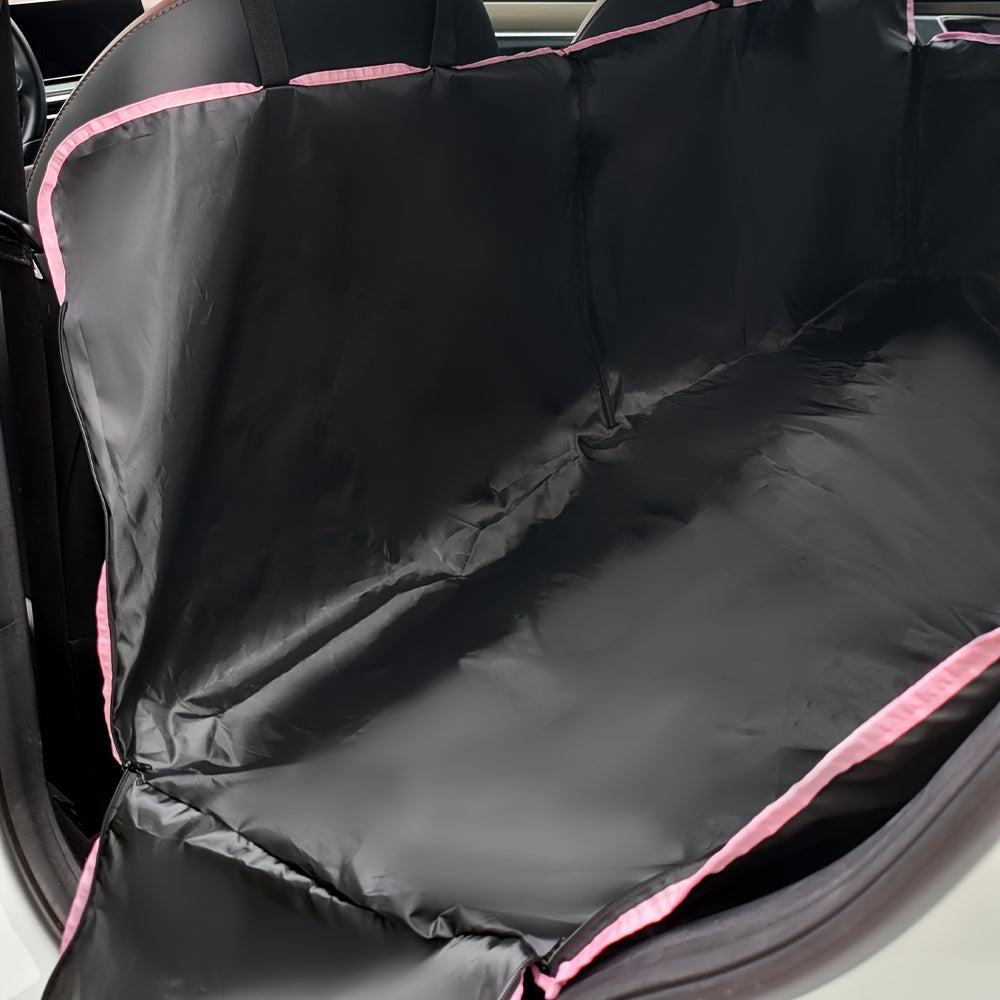 Car Seat Cushion Pet Mat - Anti-Scratch Easy Care Dog Car Back Seat Pad, Waterproof Non-Slip Pet Seat Protector for Dogs & Cats, 3 Colors: Pink, Green, Black