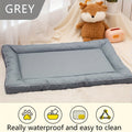 Extra Large Square Dog Bed for Small to Large Dogs – Printed Polyester Non-Slip Pet Mat, Polyester Fiber Filling, All-Season Indoor Dog Kennel Mat Cushion Bed