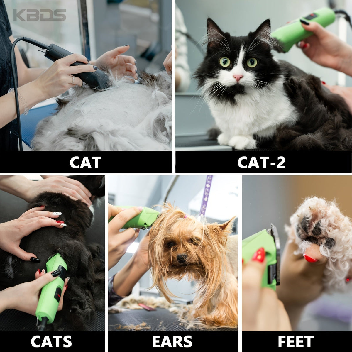 Detachable Ceramic Pet Clipper Blade #10 - High Carbon Steel, Compatible with Andis, Oster & A5 Clippers - Professional Dog Grooming Replacement Blade (1/16" / 1.5mm Cut)