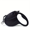 LED Retractable Dog Leash 16 Feet with Built-In Lights – Adjustable Durable PVC Traction Line for Small and Medium Dogs, Lighted Safety Leash for Night Walks & Jogging, One-Button Brake & Lock