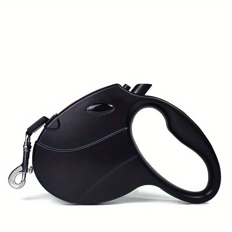 LED Retractable Dog Leash 16 Feet with Built-In Lights – Adjustable Durable PVC Traction Line for Small and Medium Dogs, Lighted Safety Leash for Night Walks & Jogging, One-Button Brake & Lock