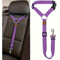 Dog Car Safety Harness Vest - Adjustable Padded Belly Band with Solid Metal Buckle, Ergonomic Support & Auto Seatbelt Clip for Pet Travel, Comfortable Dog Vehicle Restraint for Small Medium & Large Dogs