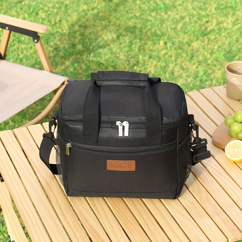 Insulated Lunch Bag Foldable Portable Thermal Bento Box Tote Leakproof Aluminum Foil Lining Keeps Food Cold Fresh for Work Travel Picnic School