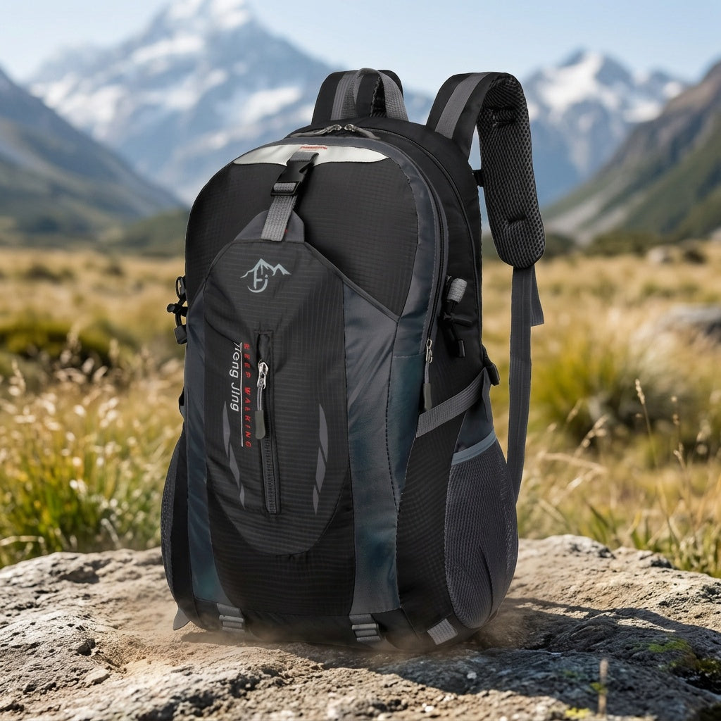 25.8L Hiking Backpack Daypack for Men Women Kids – Lightweight Outdoor Travel Rucksack with Torso Adjustment, Zipper Pockets & Large Capacity for Camping, Mountaineering & Day Trips