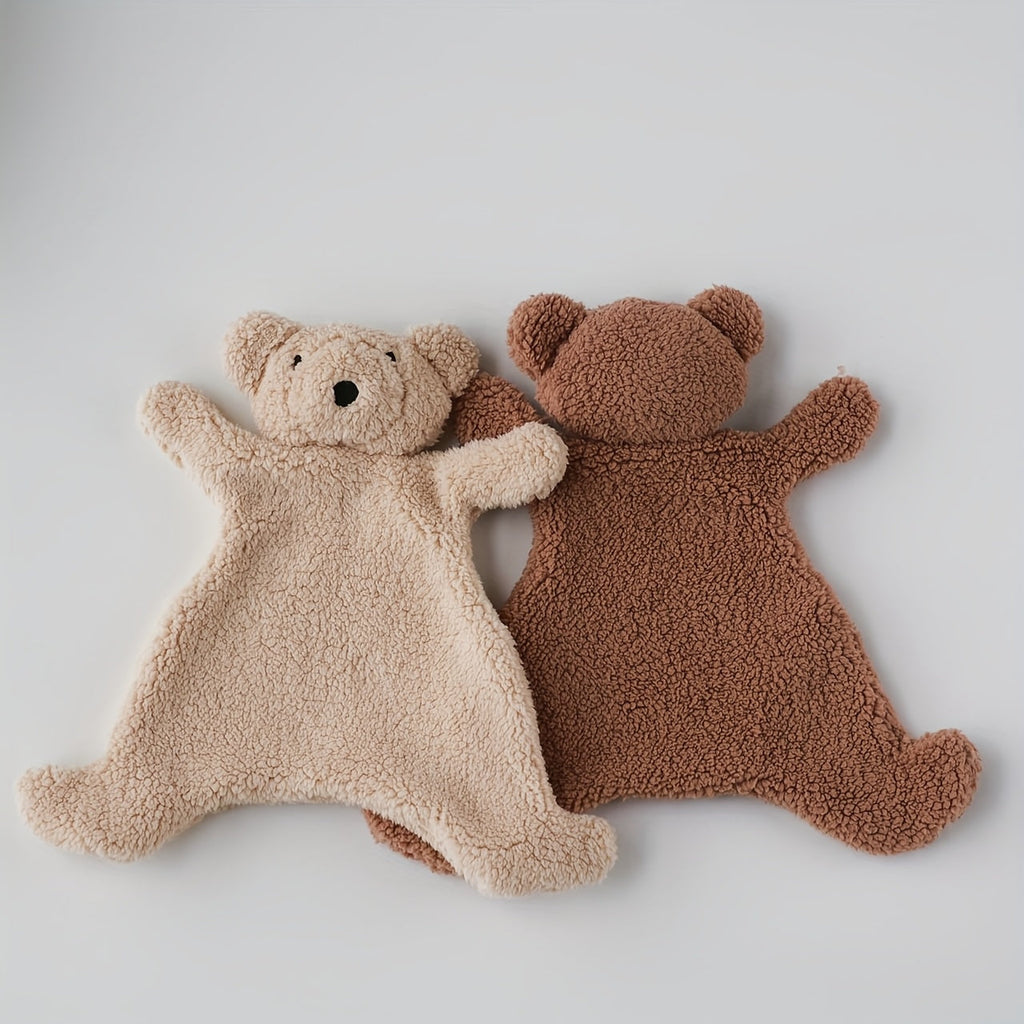 Nordic Style Animal Plush Doll for Babies & Newborns - Soft Cute Bear & Lamb Stuffed Animal Toy, Cozy Sensory Comfort Toy for Infant & Toddler, Baby Shower Gift, Christmas & Birthday Present