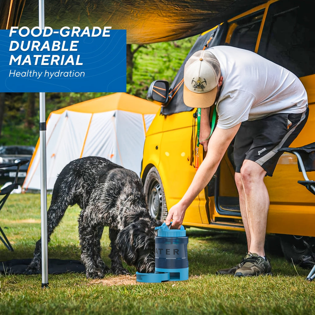 Dog Travel Water Bottle 74oz Large Capacity - Portable Pet Water Bottle with Detachable Drinking Bowl, Leak-Proof Design for Hiking Camping Dog Park, Suitable for Large Medium Small Dogs Outdoor Adventures