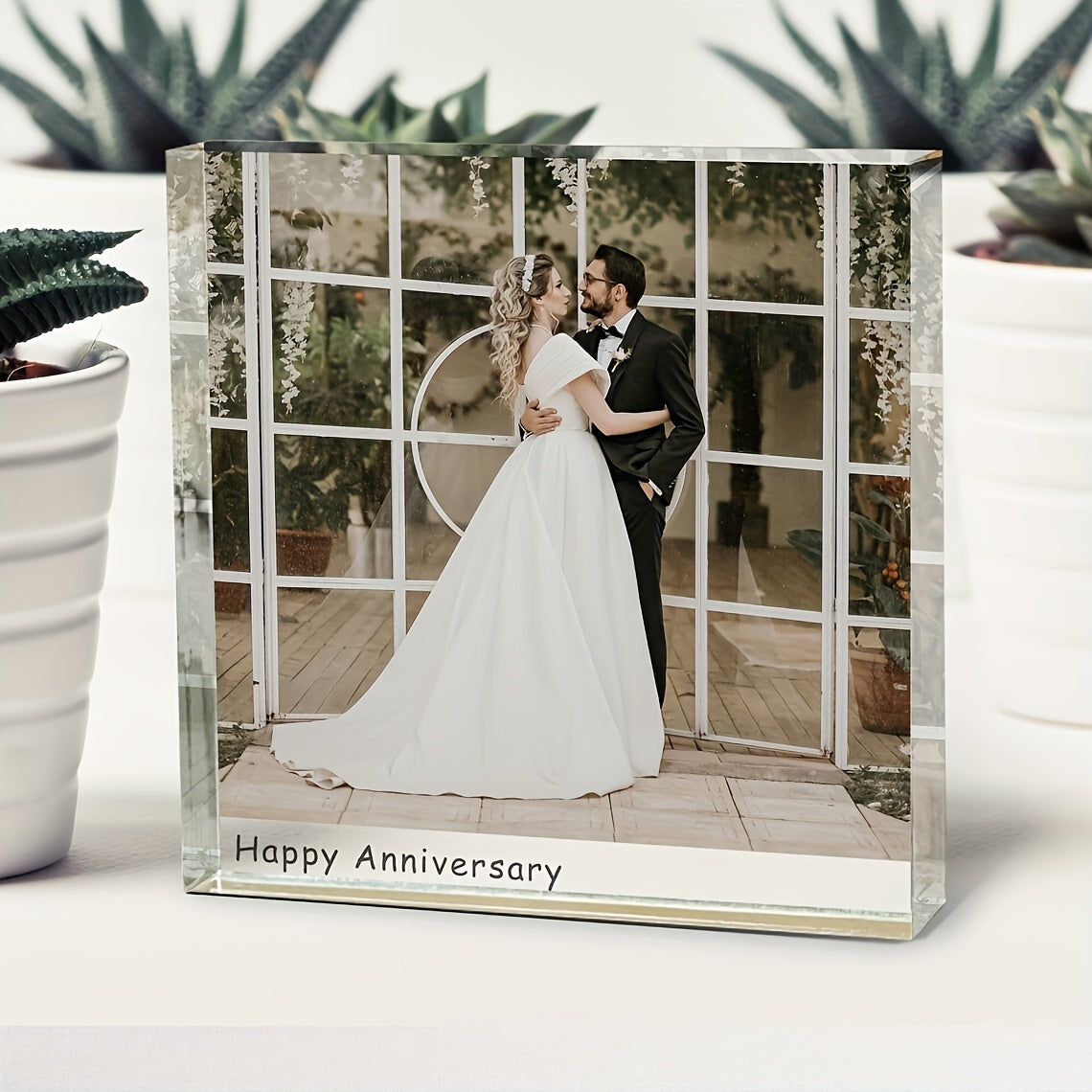 Custom Acrylic Photo Block – Personalized Pet Memorial Keepsake with Forever Love You Engraving, Dog & Cat Memorabilia Home Decor, Anniversary & Christmas Gift, 1pc or 4pc Set