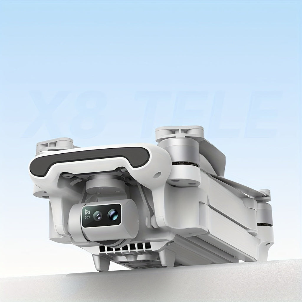 FIMI X8 Tele Max Professional GPS Drone - Dual Sony Camera, 30x Hybrid Zoom, 4K/60fps HDR, 48MP, 3-Axis Gimbal, 20KM RokLink 5.0, AI Night Video & 5000mAh Battery