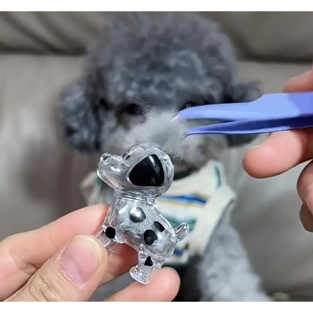 Pet Hair Memorial Keychain Capsule – 16-Pack Transparent Gashapon Storage Charm for Dog & Cat Hair Keepsake, Commemorative Collectible Bag Accessory, Unique Gift for Pet Owners & Animal Lovers