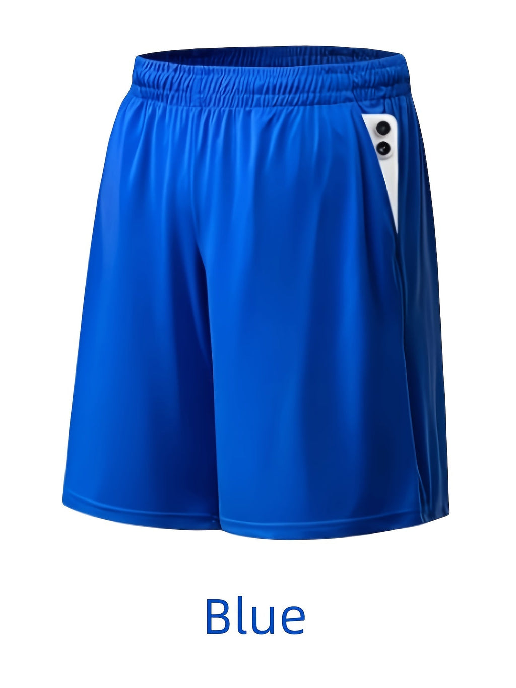 Men's Quick-Dry Athletic Shorts with Pockets & Adjustable Waistband – Lightweight Loose-Fit Training Running Gym Shorts for Men & Teens, 100% Polyester, Solid Colors, Machine Washable, 10-Pack Wholesale